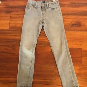 Grey adjustable skinny jeans